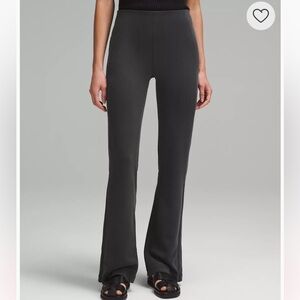 Lululemon Brushed Softstreme Ribbed Zip Flared Pants size 8